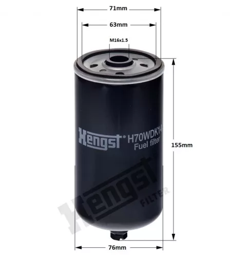 Filtru de combustibil Mercedes/MAN