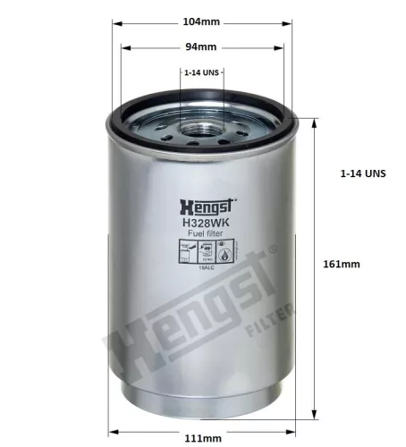 Filtru de combustibil Volvo/Renault