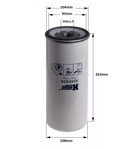 Filtru de combustibil Volvo