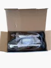 Claxon electric 12V dublu + compresor, plastic culoare crom, 150 dB, 29/23 cm