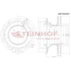 Disc de frână Schmitz Knorr SB7000