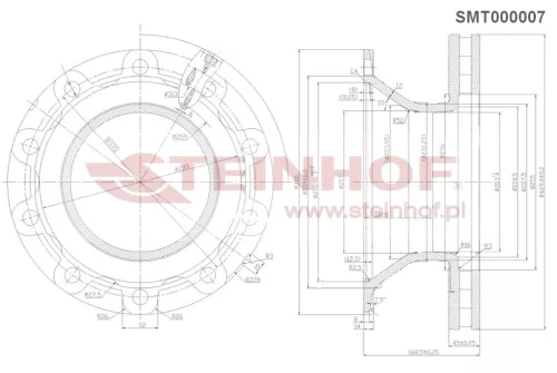 Disc de frână Schmitz Knorr SB7000