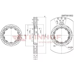 Disc de frână SAF SK RB 9022
