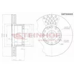 Disc de frână MAN TGA, TGX, TGS, F2000