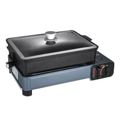 Aragaz portabil cu tigaie grill