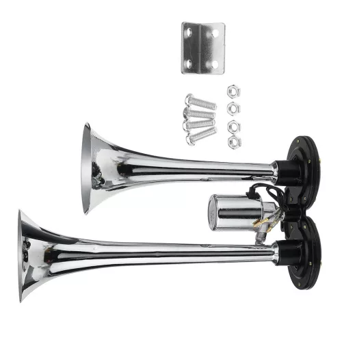 Claxon de aer dublu 12/24V