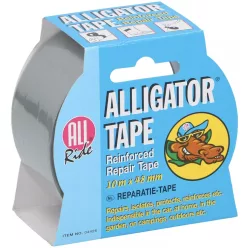 Bandă adezivă Alligator gri 10m