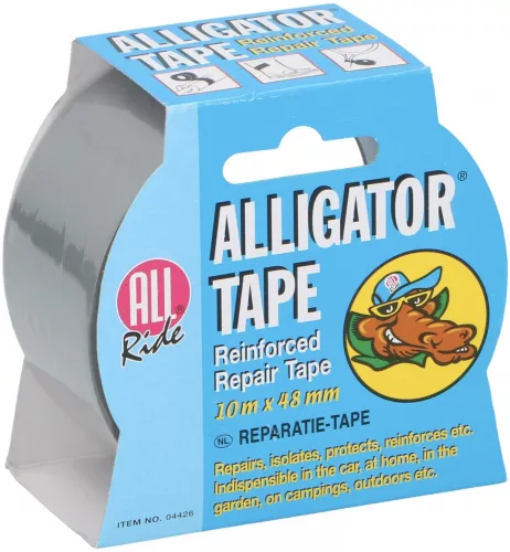 Bandă adezivă Alligator gri 10m