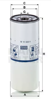 RVI, filtru de ulei Volvo