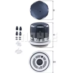 Filtru uscător de aer Volvo Euro6