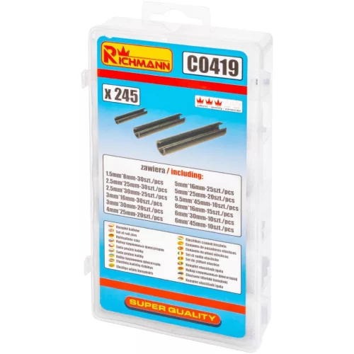 Set de știfturi despicate 245pcs