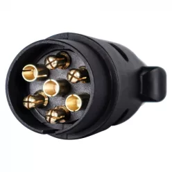 Ștecher electric 12V 7p din plastic (cu capăt din cauciuc)
