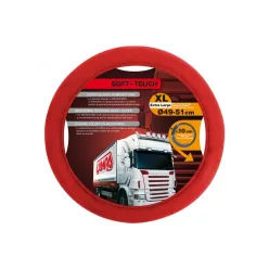 HUSA VOLAN CAMION 49-51cm SOFT ROSU