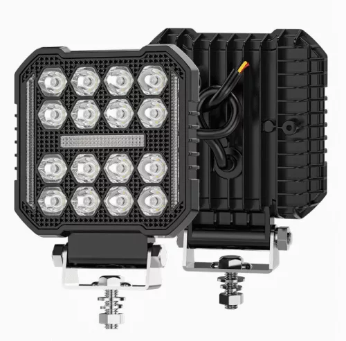 Lumină de lucru cu LED 16 LED + lumină de poziție galbenă