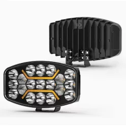   LED cu fază lungă 25 cm + LED cu lumină de poziție galbenă