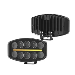   LED cu fază lungă 25 cm + LED cu lumină de poziție galbenă