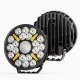 LED fază lungă 23 cm + LED lumină de poziție galbenă