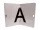 TABLA, PLACA REFLECTORIZANTA CU LITERA "A" DESEURI PERICULOASE (PLIANTA)