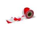 BANDA AVERTIZARE ROSU-ALB 5CMX200M
