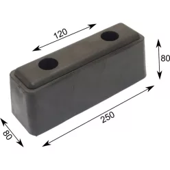 Cauciuc de impact 250 X 80 X 80 X 80