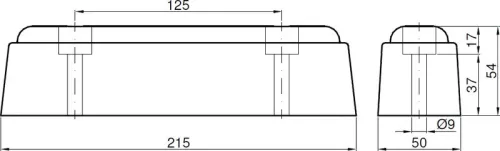 Tampon cauciuc 215 X 50 X 55