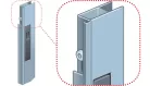 Încuietoare cu zăvor 400 metal stânga