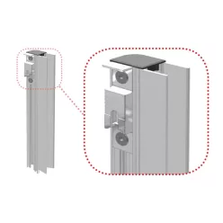 Încuietoare cu știft 400 furcă metalică dreapta
