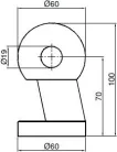 Set de bile cu înclinare verticală 60mm
