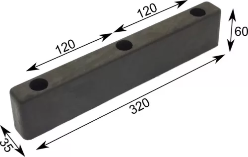 Cauciuc de impact 320 X 35 X 60