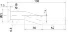 Ax / pivot de basculare indoit