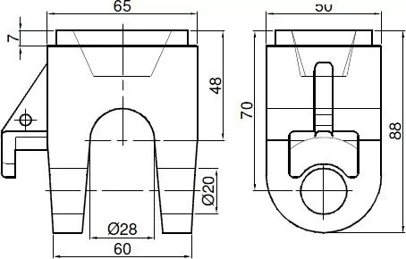 Set de furci basculante 5t