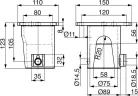 Set de bile cu înclinare orizontală 73mm