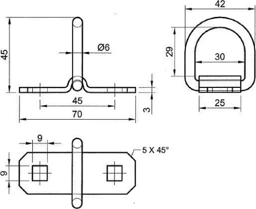 File de fixare 25x70