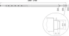 Șină de sprijin lateral pentru camion 2085-2485 19/24mm