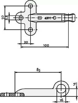 Buzunar de blocare 607/1