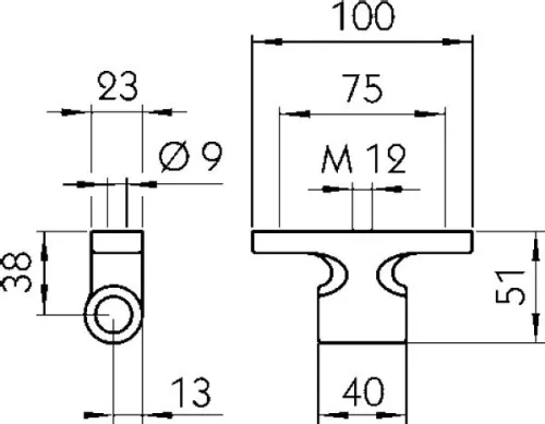 Bucsa balama 6552 cu filet M12