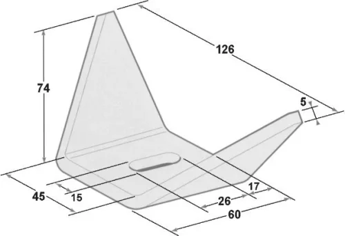 Suport de montare a apărătorilor de noroi 126