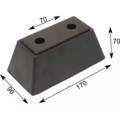 Cauciuc de impact 170 X 90 X 70