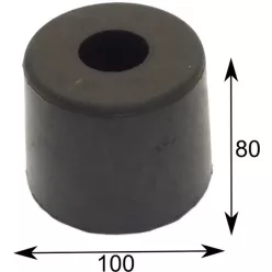 Cauciuc de impact 100 X 80 înșurubabil