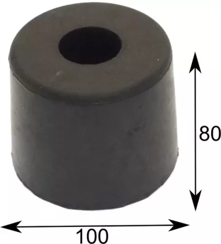 Cauciuc de impact 100 X 80 înșurubabil