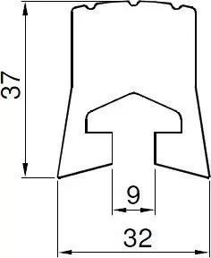 Profil de cauciuc de impact 3000