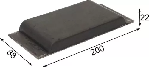Bare de protecție din cauciuc pentru basculantă 200 X 88 X 22