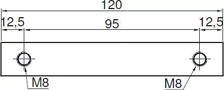 Placa filetata 120mm