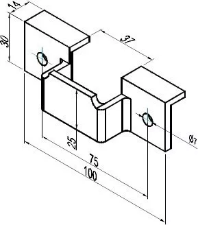 Buzunar de închidere pentru strungă cu gaură