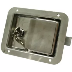   Încuietoare pentru ușa laterală inox 108x140 cu încuietoare