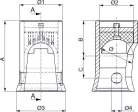 Cupa pentru sfera de 80 mm TIPO I
