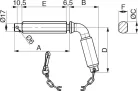 Robinet pentru sferă de 80 mm TIPO I