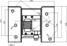 Suport pentru roata de rezervă cu troliu 225 / 275 / 335