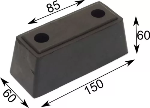 TAMPON CAUCIUC 150 X 60 X 60