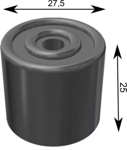 Bare de protecție din cauciuc rotunde 27,5 X 25